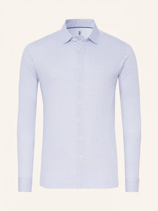Obrázek produktu Desoto Košile Z Džersejové Tkaniny Slim Fit bílá / modrá