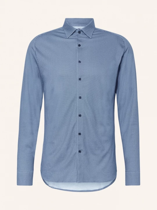 Obrázek produktu Desoto Žerzejová Košile Slim Fit tmavě modrá / petrolejová