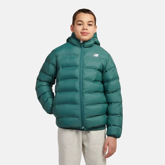 Obrázek produktu Dětská bunda New Balance LAKB0036NUS – zelené