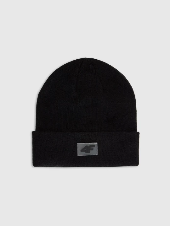 Obrázek produktu Dětská čepice beanie - černá 4F