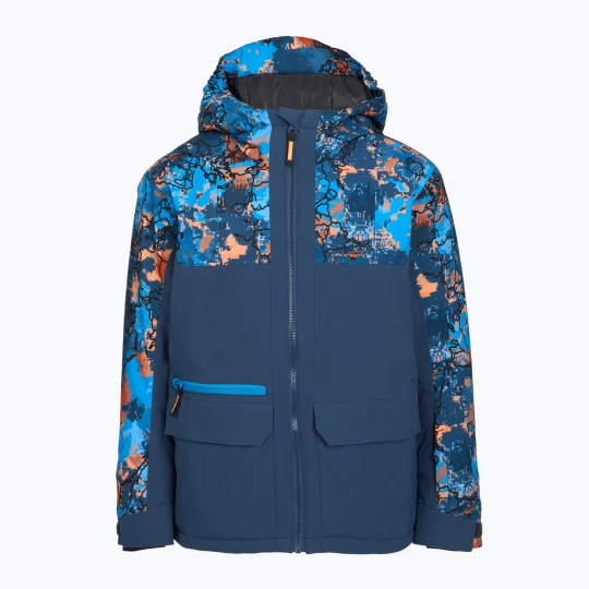 Obrázek produktu Dětská lyžařská bunda CMP 36W0714P Fix Hood infinity / brick oranžová