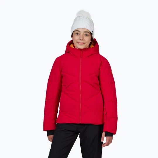 Obrázek produktu Dětská lyžařská bunda Rossignol Girl Staci ruby red