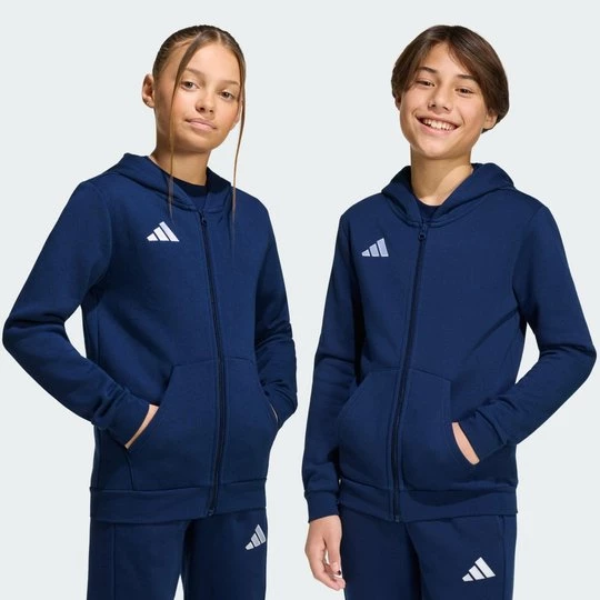 Obrázek produktu Dětská mikina Entrada26 s kapucí a zipem po celé délce Adidas