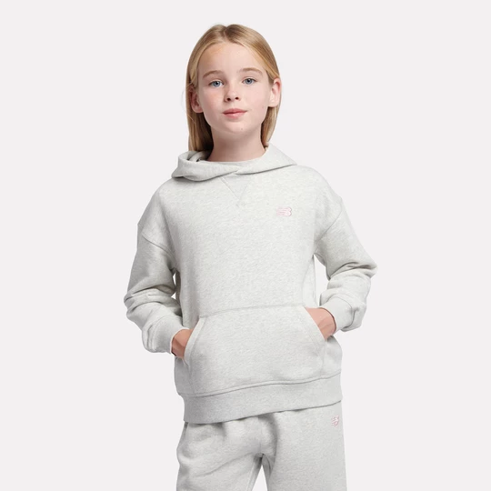 Obrázek produktu Dětská mikina New Balance LAKG0056AHH – šedé