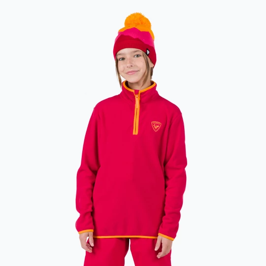 Obrázek produktu Dětská mikina Rossignol Jr Strawpile Fleece Fz ruby red