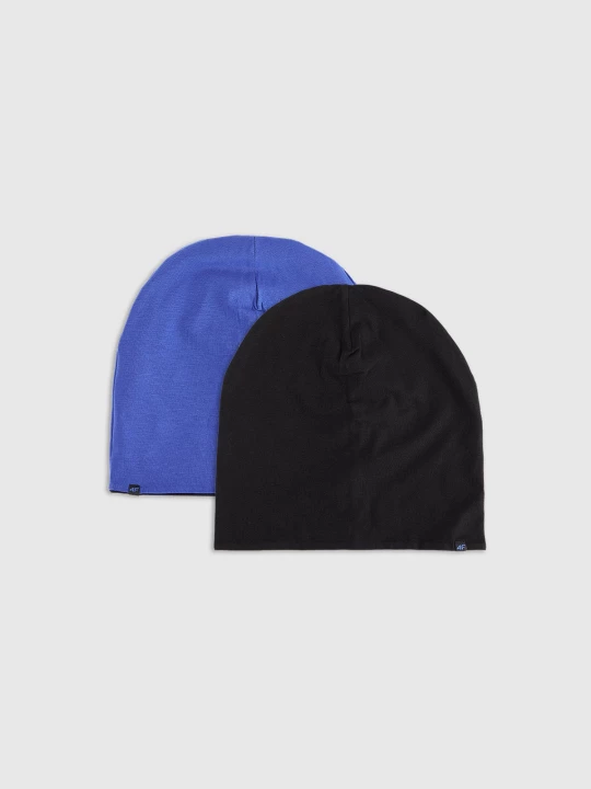 Obrázek produktu Dětská oboustranná čepice beanie - černá 4F