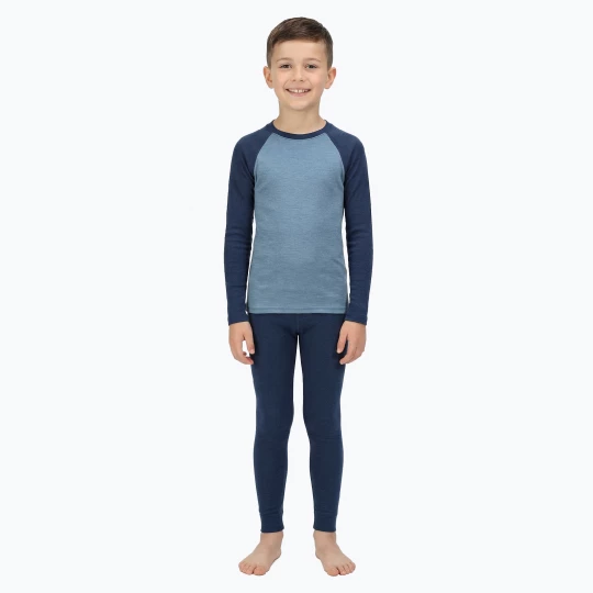 Obrázek produktu Dětská sada termoprádla WOOLCANO Merino SET0982 blue