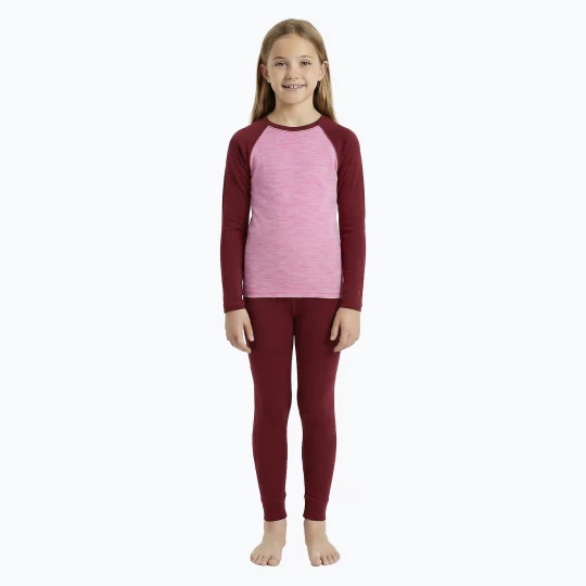 Obrázek produktu Dětská sada termoprádla WOOLCANO Merino SET0982 purple fialová