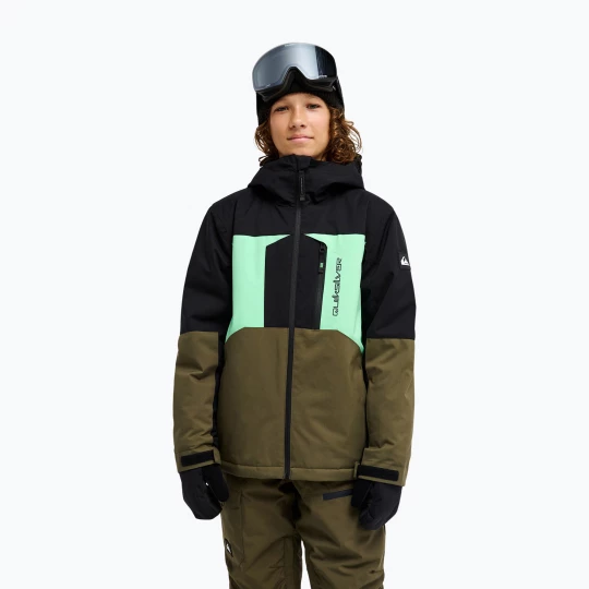 Obrázek produktu Dětská snowboardová bunda Quiksilver Dawson grape leaf Zelená
