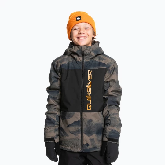 Obrázek produktu Dětská snowboardová bunda Quiksilver Side Hit mountain spray canteen Hnědá