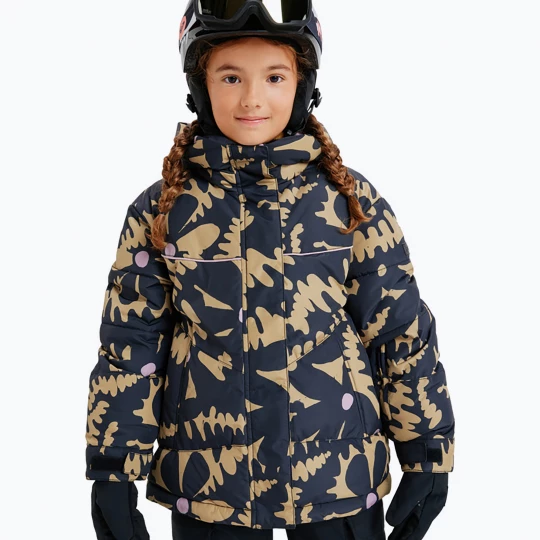 Obrázek produktu Dětská snowboardová bunda ROXY Askamoon fennel seed / big flower Rg Černá