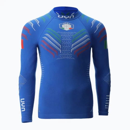Obrázek produktu Dětská termoakční mikina UYN Natyon 3.0 Junior Italy Turtle Neck italy Modrá