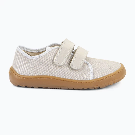 Obrázek produktu Dětské barefoot boty Froddo Canvas gold shine Béžová
