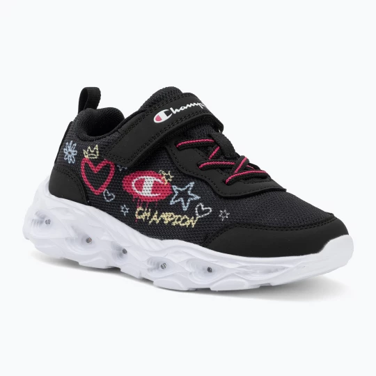 Obrázek produktu Dětské boty do vody Champion Funfair Print G PS Low Cut new black / fluorescent pink / imperial light blue