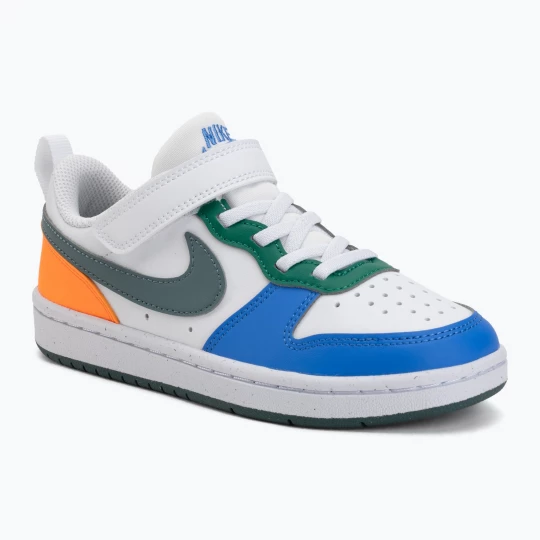 Obrázek produktu Dětské boty Nike Court Borough Low Recraft white / malachite / mineral slate Bílá