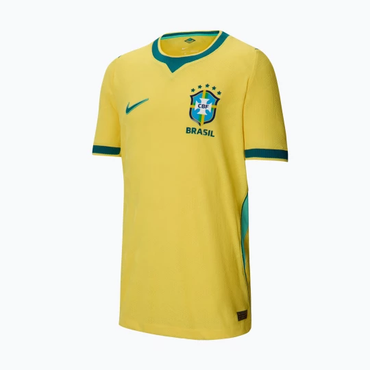 Obrázek produktu Dětské fotbalové tričko Nike Brazil 2026 / 27 Match Home canary / light mint / geode teal Žlutá