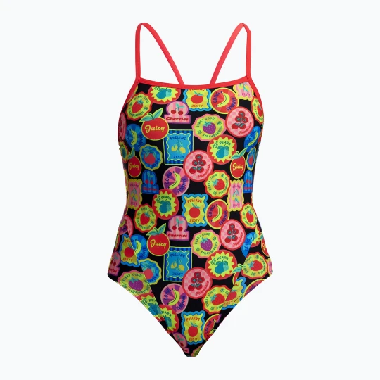 Obrázek produktu Dětské jednodílné plavky Funkita Single Strap One Piece berry good