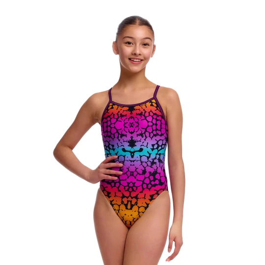 Obrázek produktu Dětské jednodílné plavky Funkita Single Strap One Piece wild animal Barevné