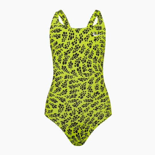 Obrázek produktu Dětské jednodílné plavky Nike Fastback s vícenásobným potiskem Green NESSC755-312
