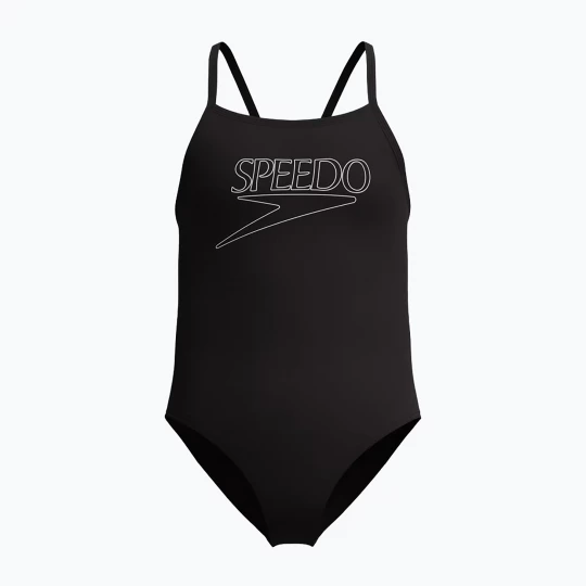 Obrázek produktu Dětské jednodílné plavky Speedo Endurance+ Logo Thinstrap anthracite Černá
