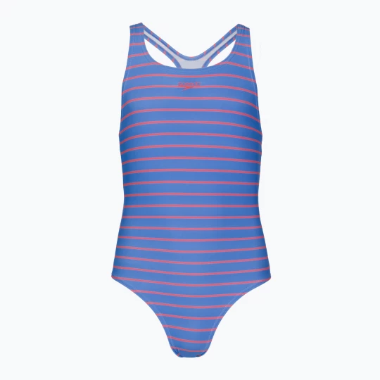 Obrázek produktu Dětské jednodílné plavky Speedo Stripe Print Medalist periwinkle blue