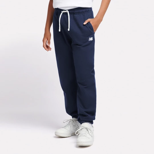 Obrázek produktu Dětské kalhoty New Balance LAKB0060NNY – tmavomodrá
