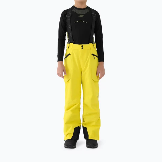 Obrázek produktu Dětské lyžařské kalhoty 4F Fnk M0953 yellow