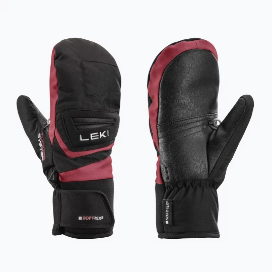 Obrázek produktu Dětské lyžařské rukavice LEKI Griffin 3D Junior Mitt black / rose
