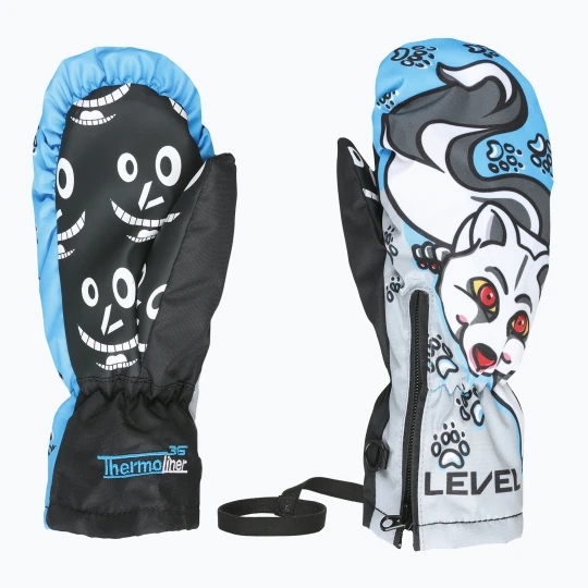 Obrázek produktu Dětské lyžařské rukavice Level Lucky Mitt navy / grey Námořnická modř