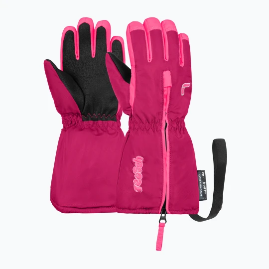 Obrázek produktu Dětské lyžařské rukavice Reusch Tom fuchs purp / knockout pink