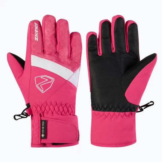 Obrázek produktu Dětské lyžařské rukavice ZIENER Leif GTX-Z tie-dye pop pink