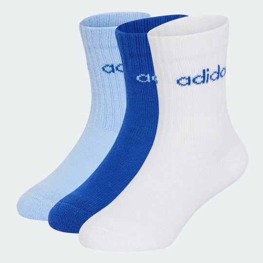 Obrázek produktu DĚTSKÉ PONOŽKY LINEAR CREW, 3 PÁRY V BALENÍ Adidas