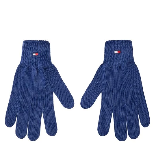 Obrázek produktu Dětské rukavice Tommy Hilfiger Small Flag AU0AU01657 Modrá