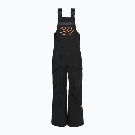 Obrázek produktu Dětské snowboardové kalhoty ThirtyTwo Basement Bib black / orange