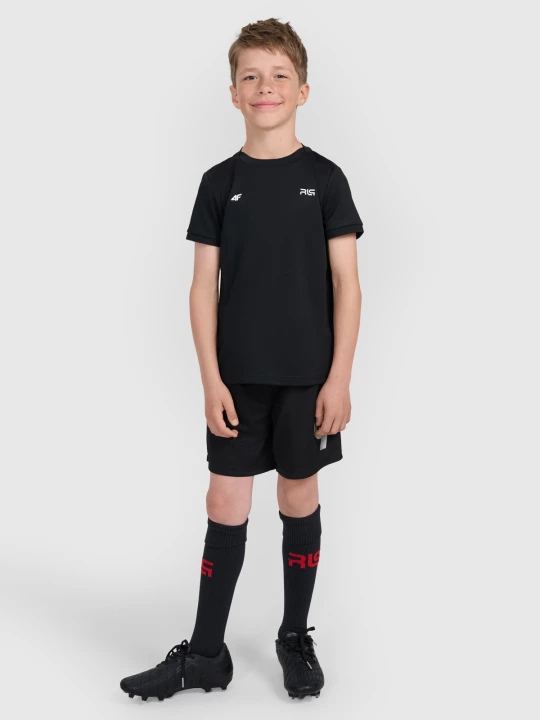 Obrázek produktu Dětské sportovní šortky 4F JUNIOR x Robert Lewandowski - černé