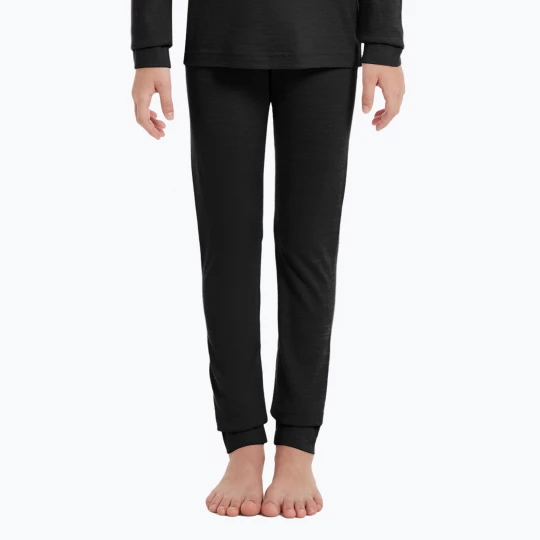 Obrázek produktu Dětské termo kalhoty WOOLCANO Merino 100% PANT0975 black