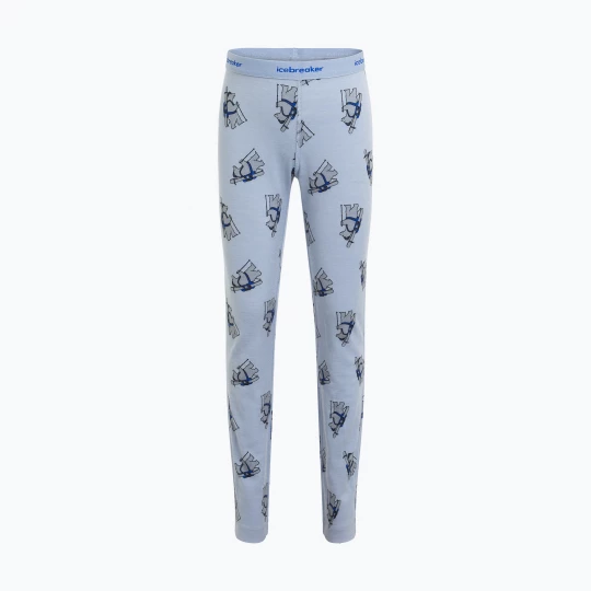 Obrázek produktu Dětské termoaktivní kalhoty icebreaker Merino 200 Oasis Bear Tour zinc blue / aop