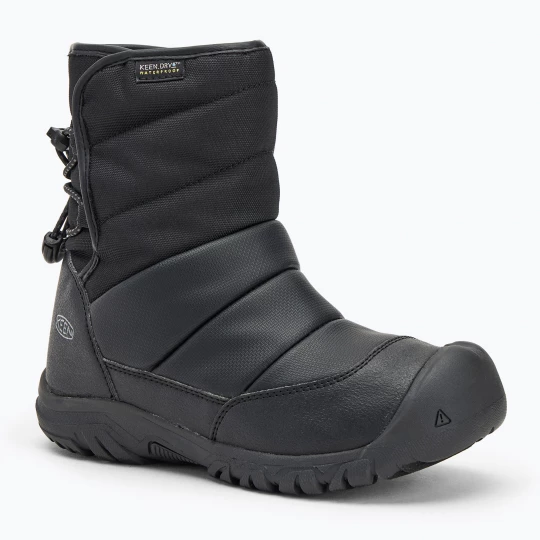 Obrázek produktu Dětské trekové boty KEEN Puffrider WP black / steel grey
