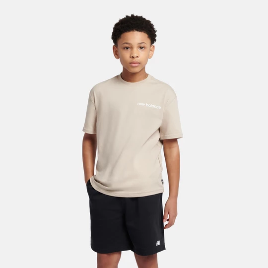 Obrázek produktu Dětské tričko New Balance YT61A21ATWF – béžové