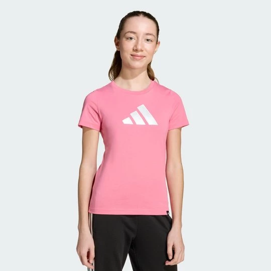 Obrázek produktu Dětské tričko s potiskem Everyday Glam Adidas Pink Fusion