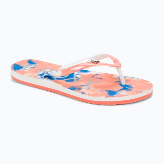 Obrázek produktu Dětské žabky ROXY Pebbles VII 2021 blue coral oranžová