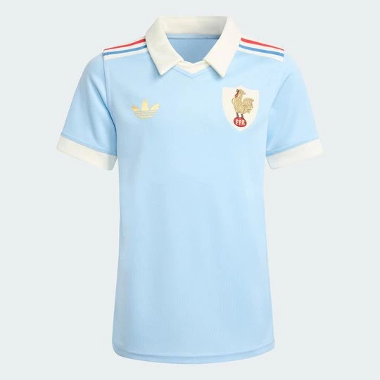 Obrázek produktu Dětský dres France Rugby 120 Years Replica Adidas Clear Sky