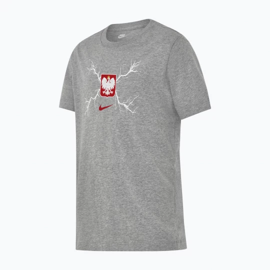 Obrázek produktu Dětský fotbalový dres Nike Graphic Poland tmavě šedá melírovaná
