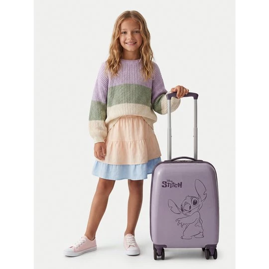 Obrázek produktu Dětský kufr Disney Classics CEO-SW-ACCCS-SS26-245DCLS-S Fialová