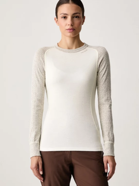 Obrázek produktu Devold funkční tričko s dlouhým rukávem dámské s merino vlnou Duo Active Merino béžová