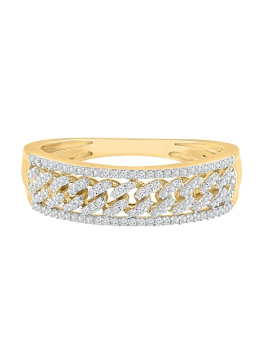 Obrázek produktu Diamant Exquis Prsten 'Ring aus 375 Gelbgold mit Diamant' zlatá