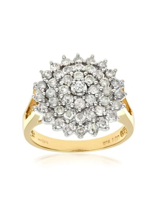 Obrázek produktu DIAMANT LETERNEL Prsten 'Cluster-Ring aus 750 Gelbgold mit Diamant' zlatá DIAMANT L'ÉTERNEL