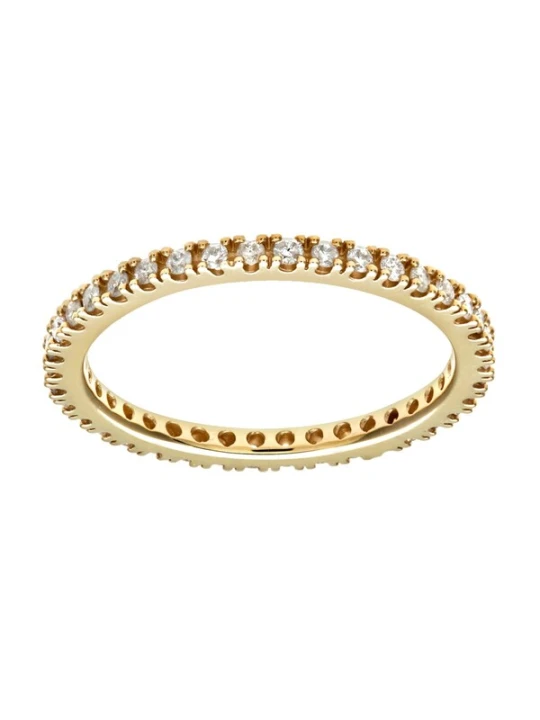 Obrázek produktu DIAMANT LETERNEL Prsten 'Eternity-Ring aus 375 Gelbgold mit Diamant' zlatá DIAMANT L'ÉTERNEL