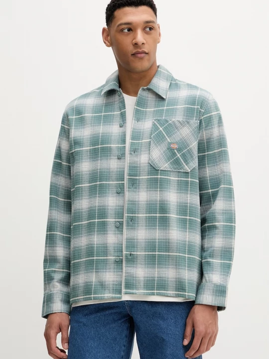 Obrázek produktu Dickies Bavlněná košile Dickies tyrkysová