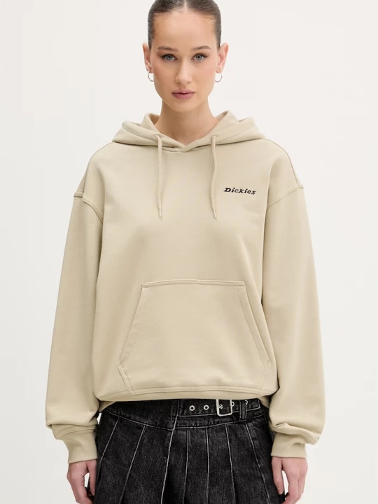 Obrázek produktu Dickies mikina s kapucí dámská bavlněná zelená